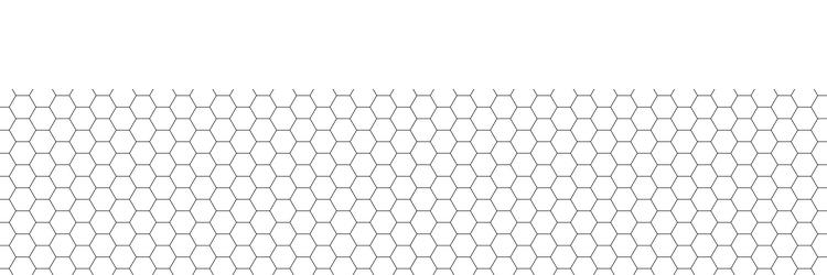 honeycomb pattern with hexagon mesh texture bee vector image
