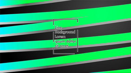 abstract wave background with green gradient vector image