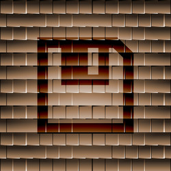 floppy disk flat modern web button and space vector image