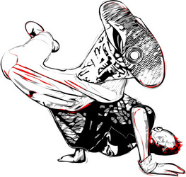 Break Dance Freeze Vector Images (86)