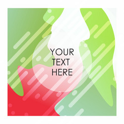 colorful background with typography Vector Image