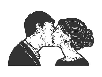 How to Draw Couple Kissing