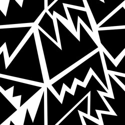 Dynamic Black & White Arrow Pattern vector image