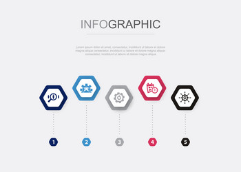 identify development processing schedule bpm vector image
