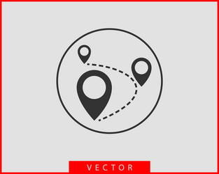 map icons marker pointer pin location icon gps vector image