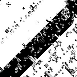Monochrome glitch effect textured checked pattern Vector Image