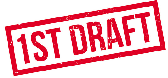 Draft rubber stamp Royalty Free Vector Image - VectorStock