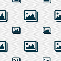 Images jpeg photograph icon sign seamless pattern vector