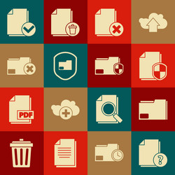 Set unknown document folder protection vector