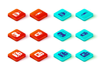 set delete file document with graph vector image