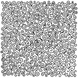 Intricate Curl Pattern vector image