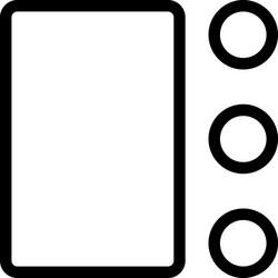 sub assembly part in reference to main drawing vector image