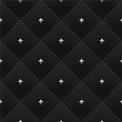 Gold and black pattern seamless luxury background Vector Image