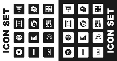 set calculator subsets math is subset of b vector image