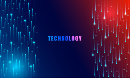 Abstract technology concept particle connection vector