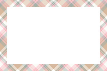 vintage frame scottish border pattern retro vector