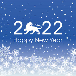 2022 happy new year card template design pattern vector image