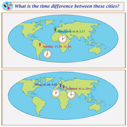 logical task what is the time difference between vector image