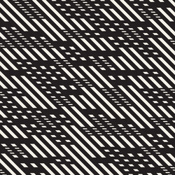 black and white irregular dashed lines pattern vector image