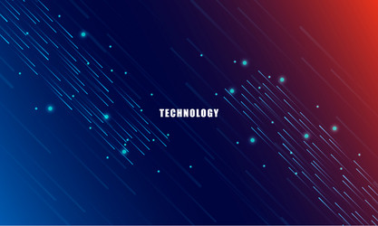 abstract technology concept particle connection vector