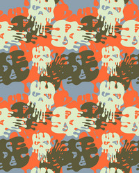 Abstract Orange Pink Camo Pattern Royalty Free Vector Image