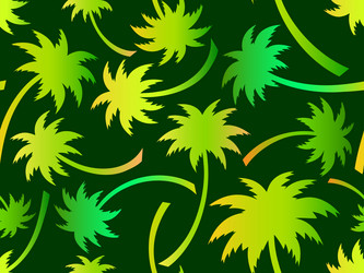 palm trees seamless pattern colorful gradient vector image