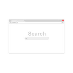 browser windowweb in flat style window vector image