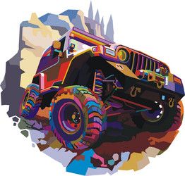 Off road Royalty Free Vector Image - VectorStock