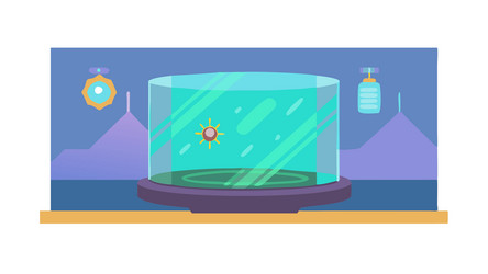 digital data sphere with abstract user interface vector image