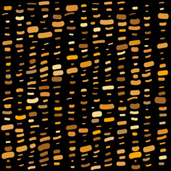 abstract geometric gold scribbles pattern with dot vector image