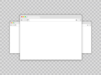 browser windowweb in flat style window vector image