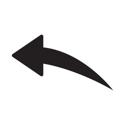 Reply to message or chat arrow icon vector