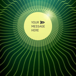 frame with place for text network technology grid vector image