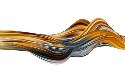 Abstract Fluid Color Flow vector image