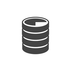 Database Icon - Data Storage vector image