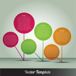 Options tab page template Royalty Free Vector Image