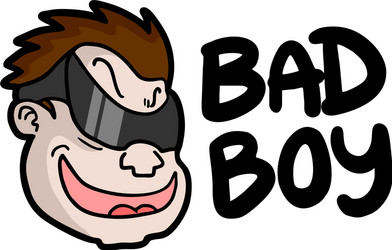 Bad Boy Royalty Free Vector Image Vectorstock Bad Boy Royalty Free Vector Image Vectorstock