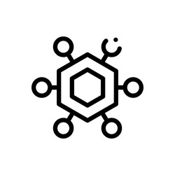 module icon thin linear style design isolated vector image