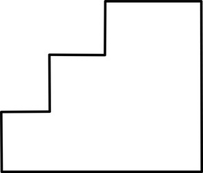 Stairs Icon - Ascent Vector Image