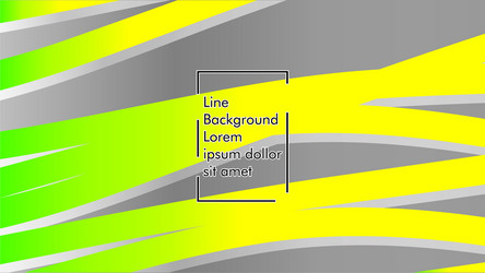 Abstract wave background with green and yellow Vector Image