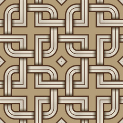 Nordic Chain Pattern - Intricate Symbol vector image