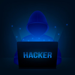 Creative of computer hacker vector