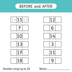 Fill in missing numbers before and after vector