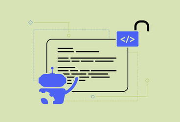 Open source ai tools and artificial intelligence vector