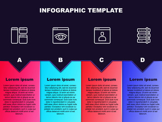 set line browser window incognito create account vector image