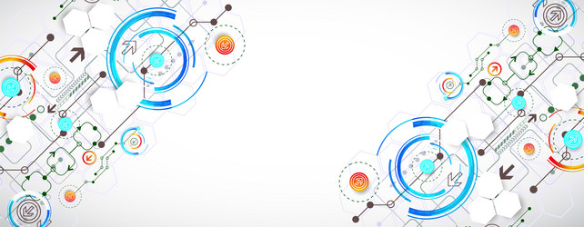abstract background with plexus effect scientific vector image