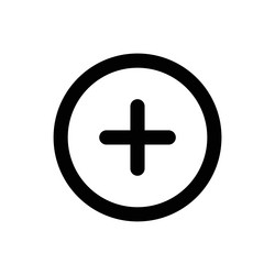 add button icon perfect for user interface vector image