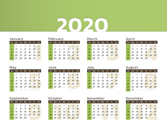 2021 year calendar vertical design Royalty Free Vector Image