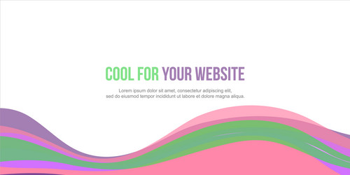 abstract background colorful website header vector image