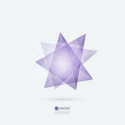 abstract background with triangles and geometric vector image